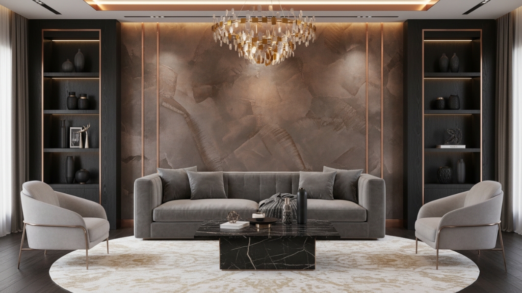 Metallic Finishes for Glamorous Accents
