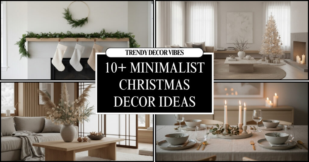 minimalist christmas decor ideas