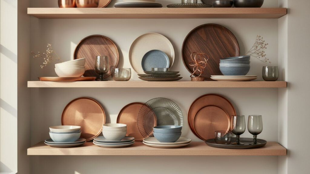 Mixing Materials When Decorating With Bowls and Plates