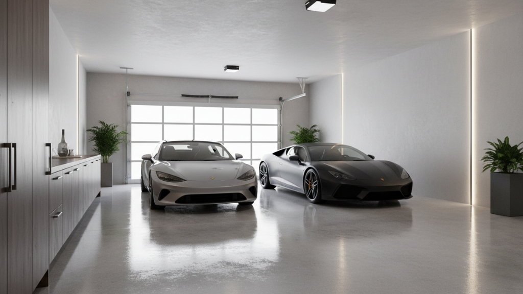 modern garage flooring for durability and style