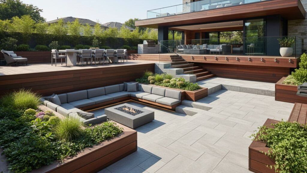 multi level decks for layered outdoor experiences