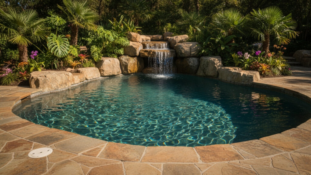 Natural Stone Pools for an Earthy Vibe