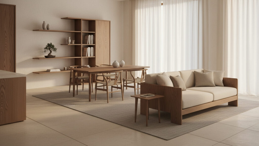 Natural Wood Furniture with Clean, Simple Lines