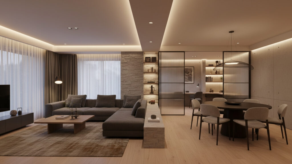 Open Concept Floor Plans With Defined Private Zones