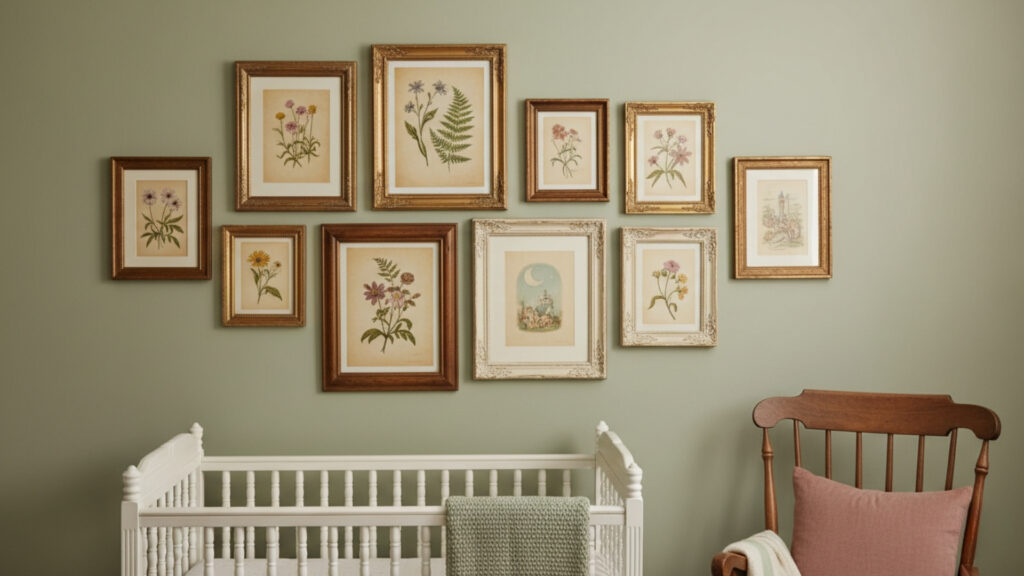 Ornate Framed Wall Art to Enhance Nostalgia