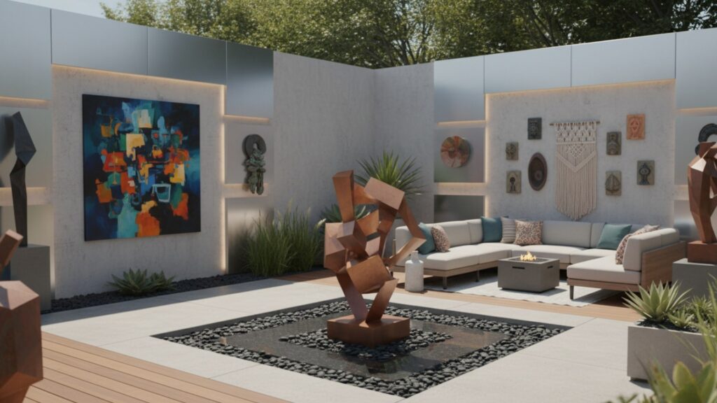 outdoor art and decor for personal expression