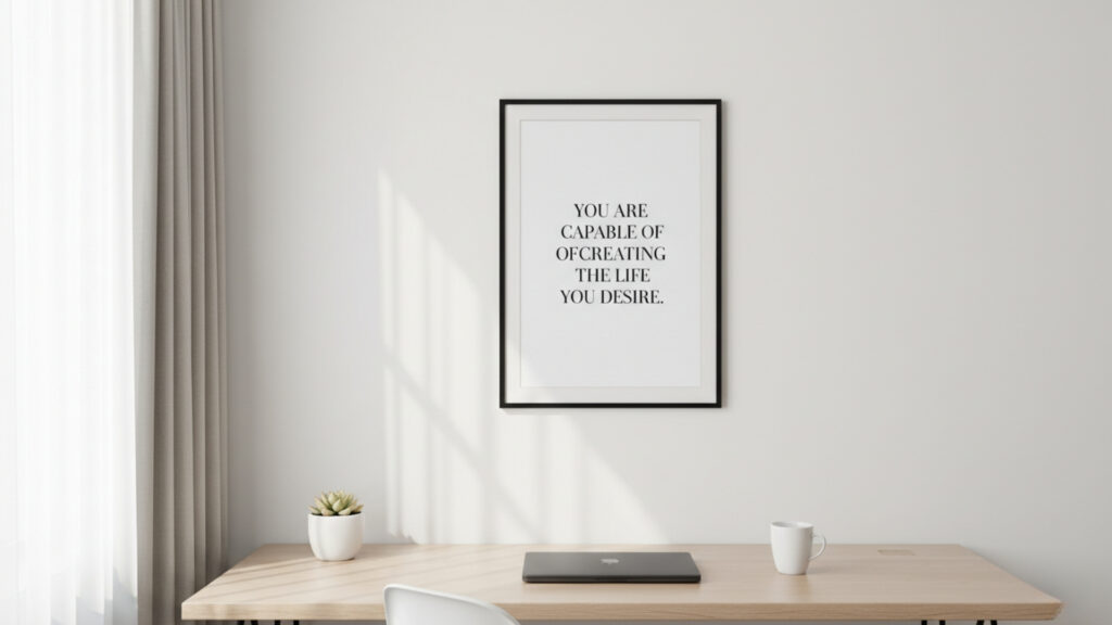 Printable Affirmation Art for Budget-Friendly Style