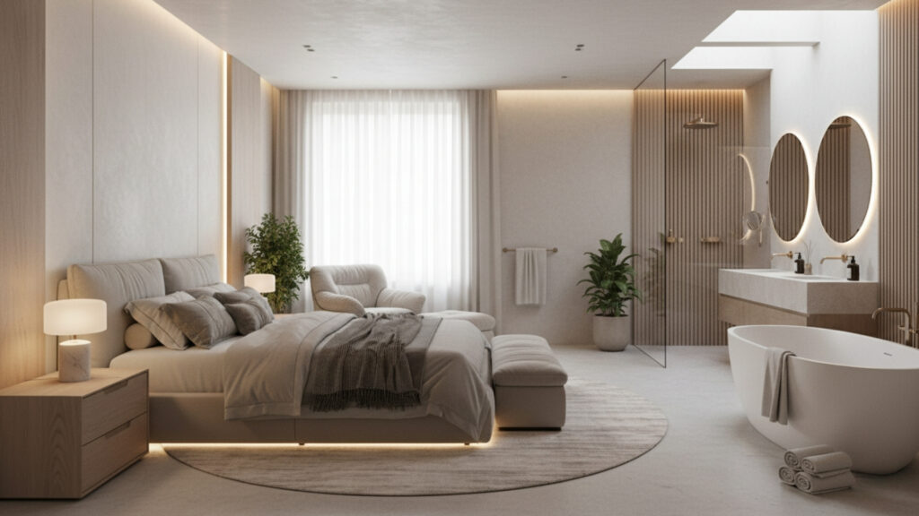 private Suites in Beautiful Luxury House Plans