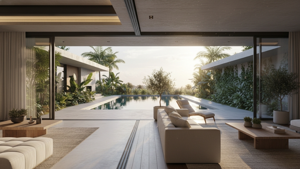 seamless indoor and outdoor living spaces