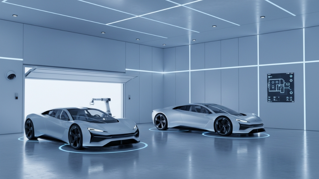 smart technology integration in modern garages