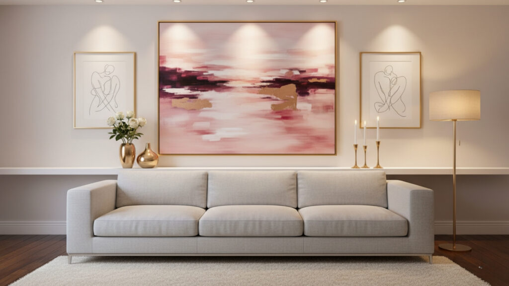 Statement Wall Styling with Romantic Art