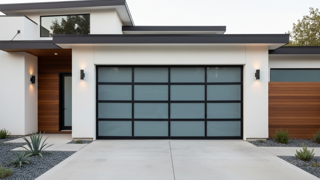 stylish garage doors for a contemporary look