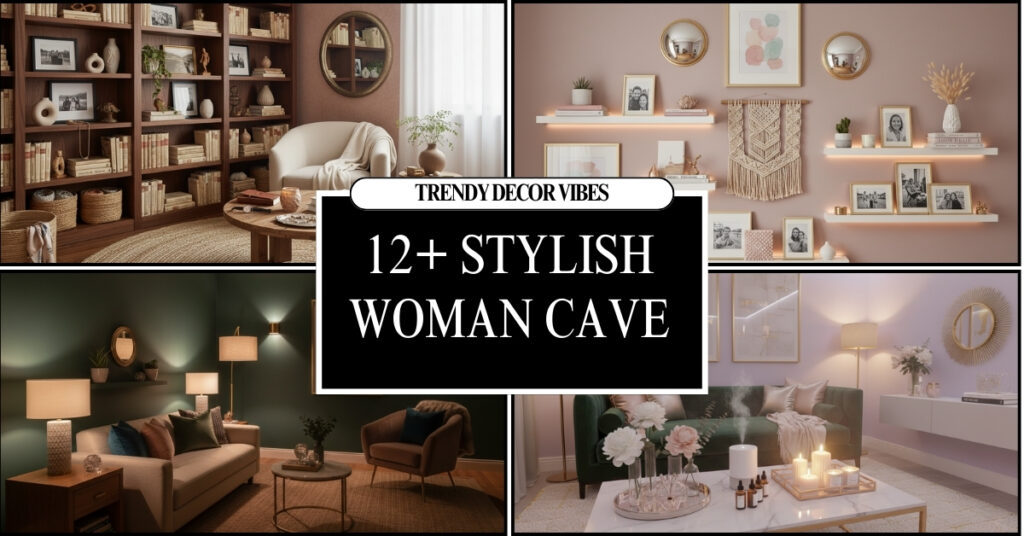 stylish woman cave