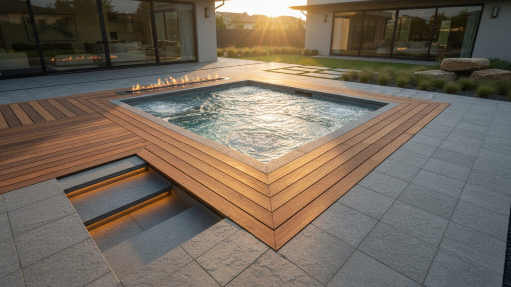 Sunken Jacuzzis for Seamless Integration