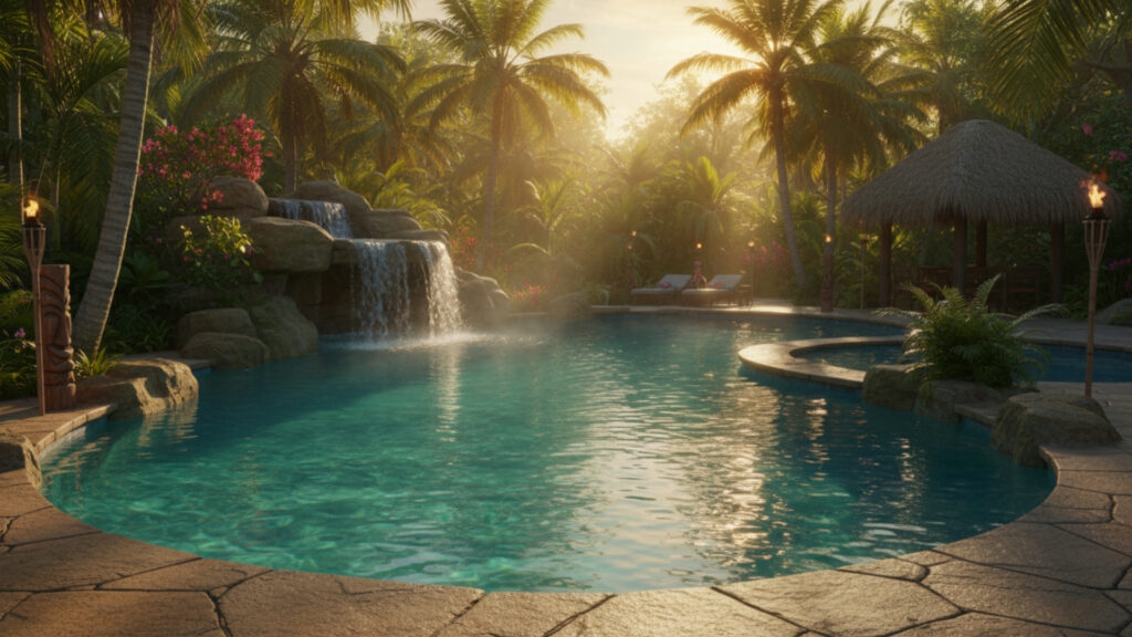 Tropical-Inspired Pools for a Resort Feel