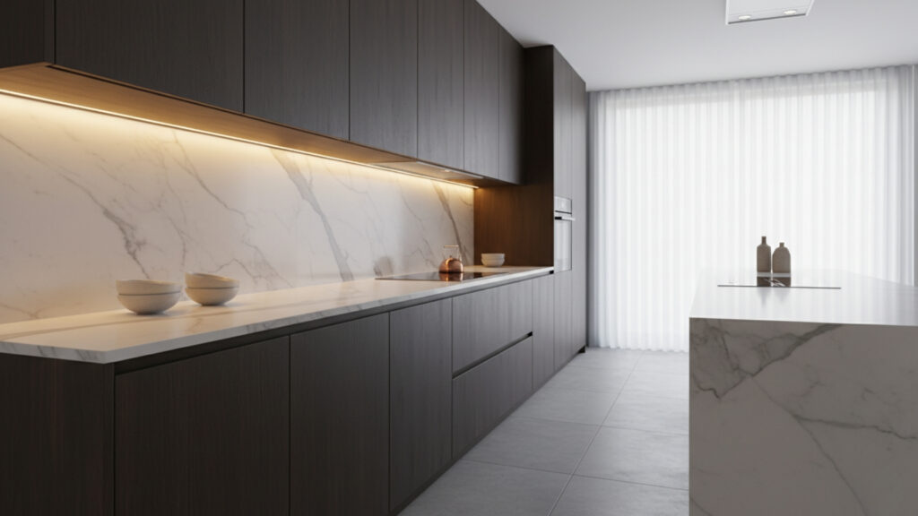 under cabinet lighting for kitchens and workspaces