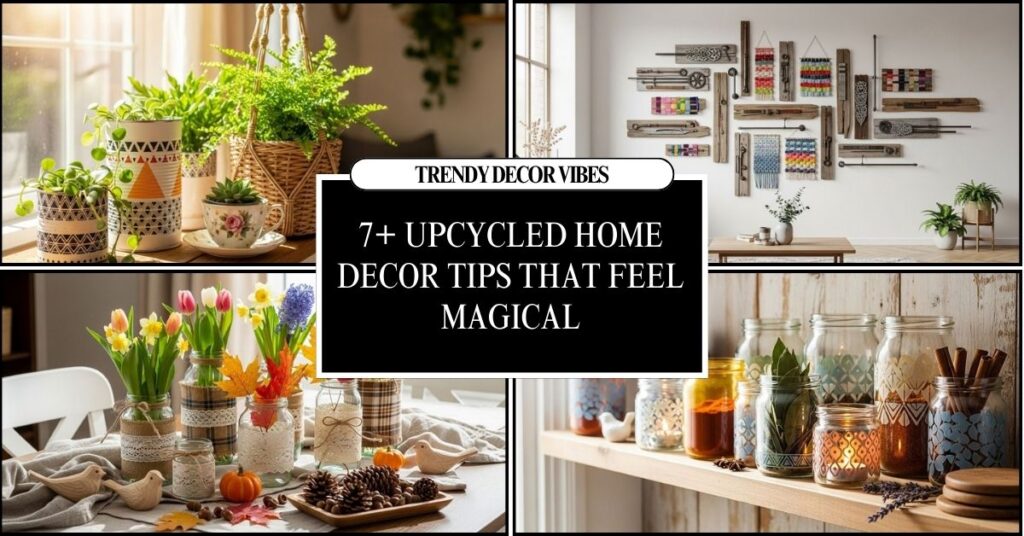 upcycled home decor tips