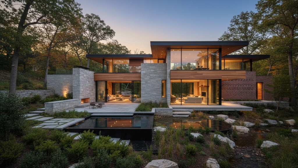 Use of Natural Materials for Exterior Elegance