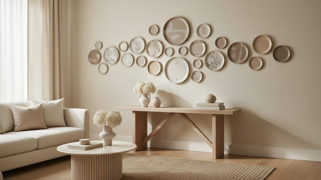 Using Decorative Plates as Wall Art in Living Spaces