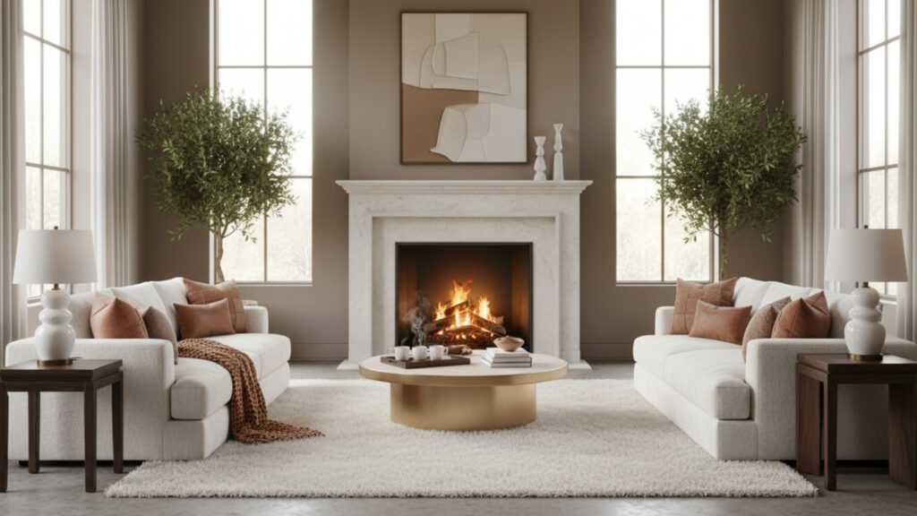 Using Warm Color Palettes to Enhance Winter Home Decor