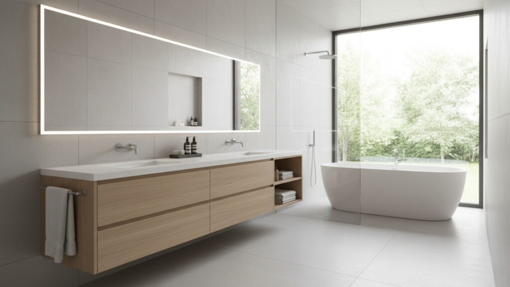 Vanity and Storage Solutions for a Clutter-Free Bathroom