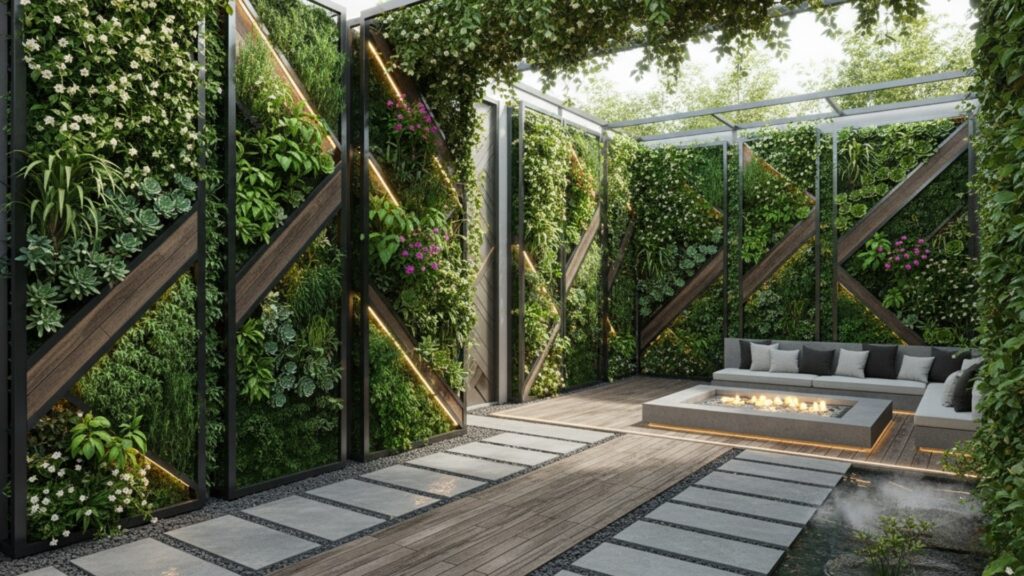 vertical gardens for space saving greenery in your backyard