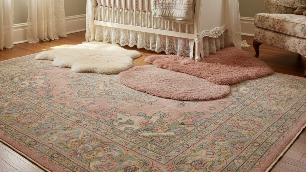 Vintage-Inspired Area Rugs for Timeless Nursery Style