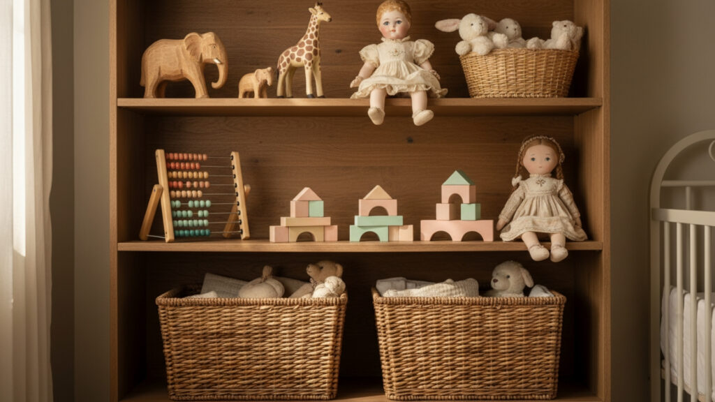 Vintage Toy Display for Character and Function