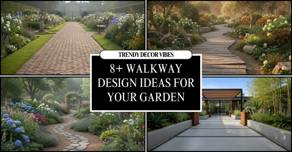 walkway design ideas for your gardens