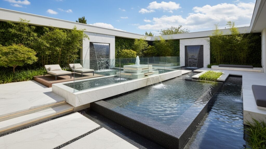 water features for a relaxing backyard ambiance