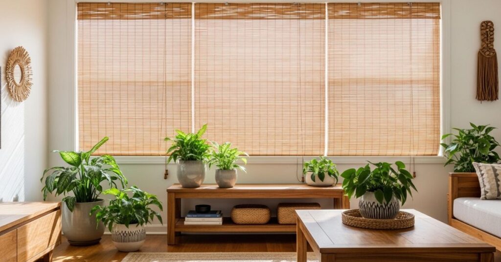 Bamboo Shades for Natural Texture