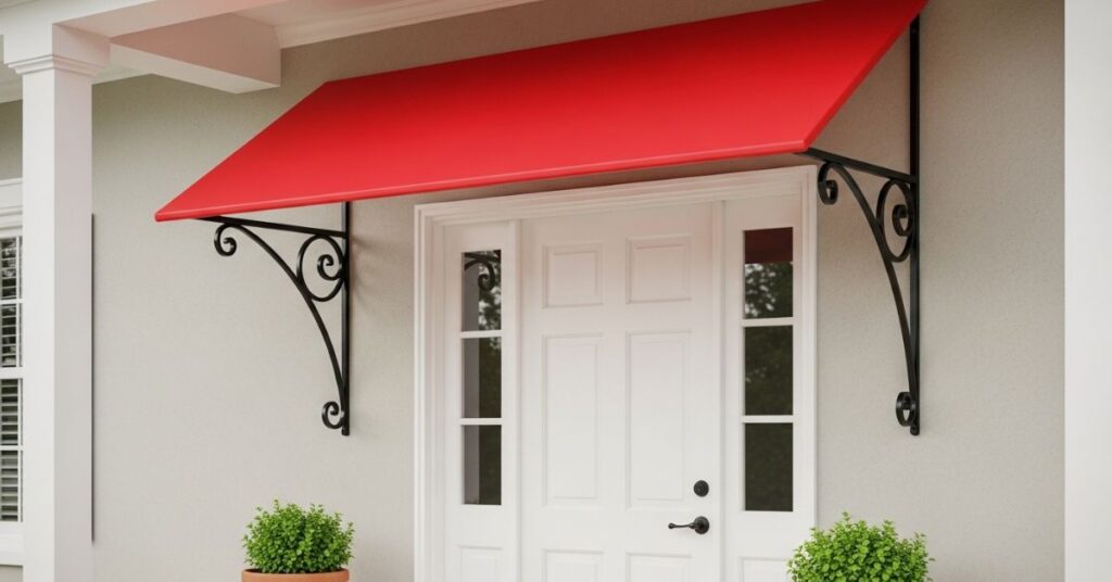 Bold Color Statement Awnings