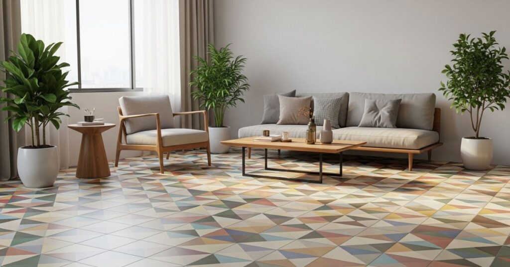 Bold Patterned Tiles for Statement Floors