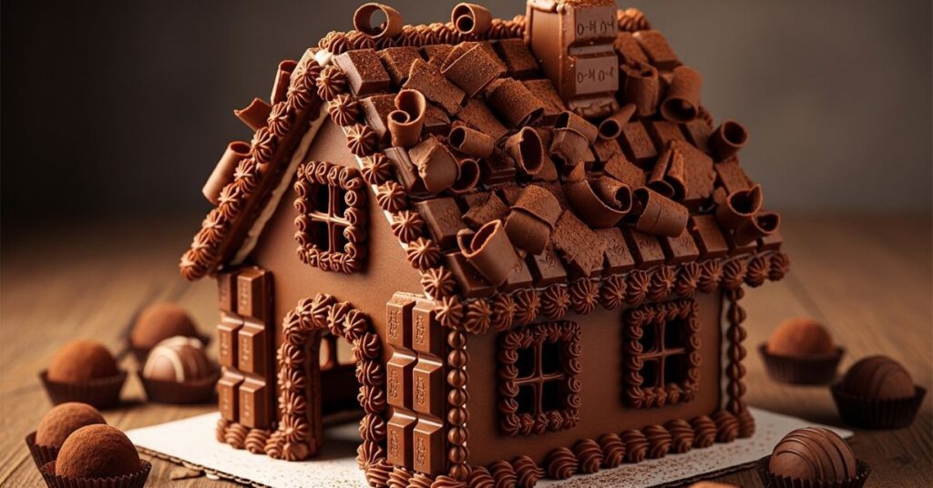 Chocolate Lover’s Gingerbread House