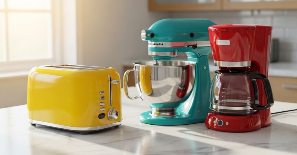 Colorful Appliance Accents