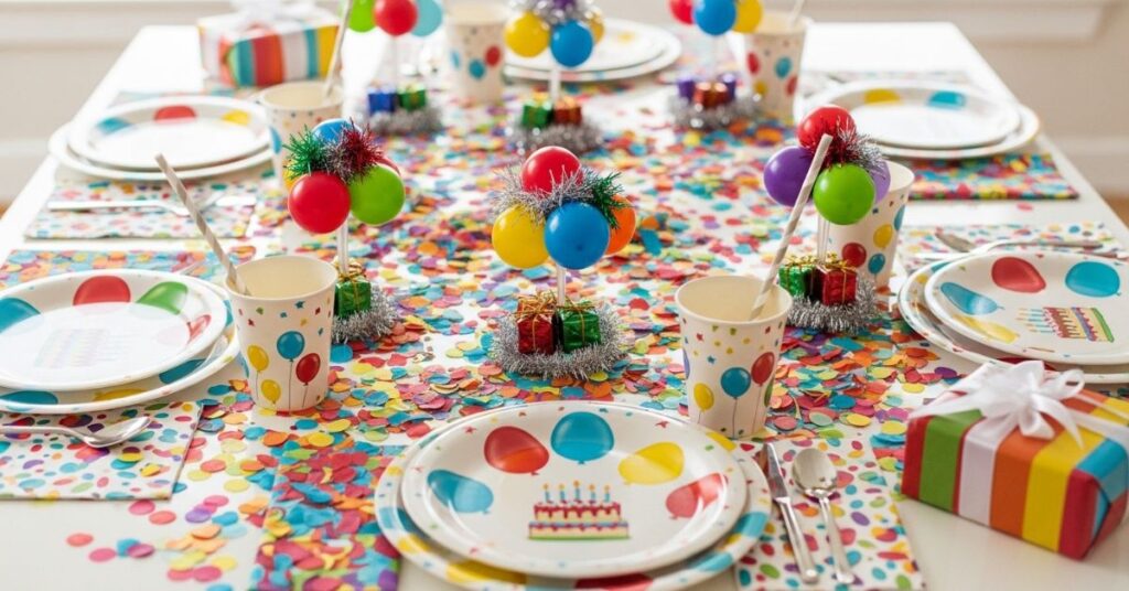 Confetti & Table Decor Details