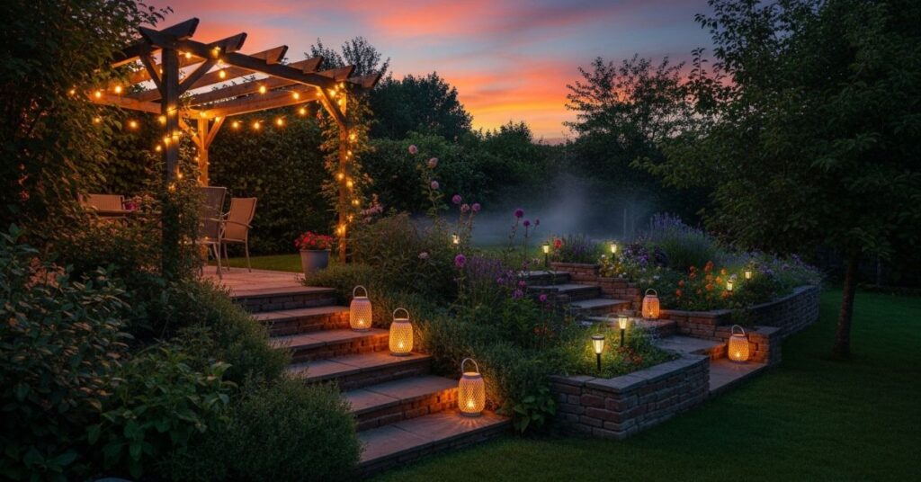 Cottage Garden Lighting Ideas