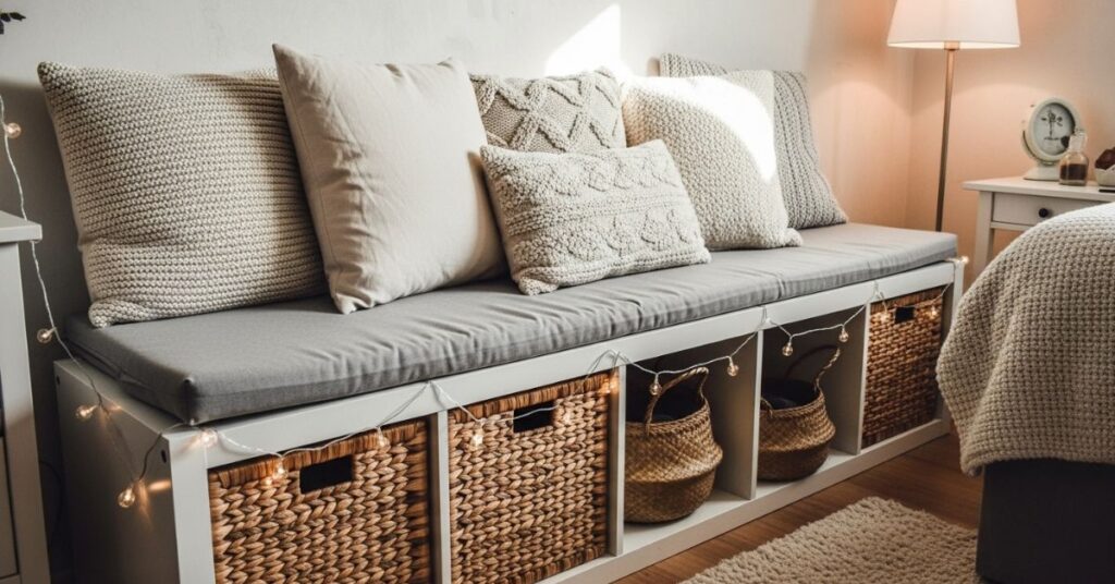 Create a Cozy Reading Nook with IKEA KALLAX