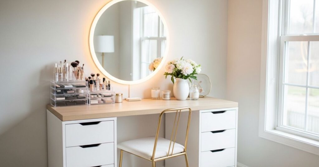 Create a Pinterest-Worthy Vanity with IKEA ALEX Drawers