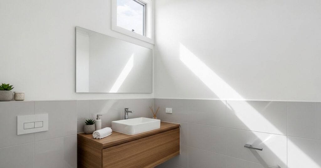 Crisp White and Soft Gray Elegance