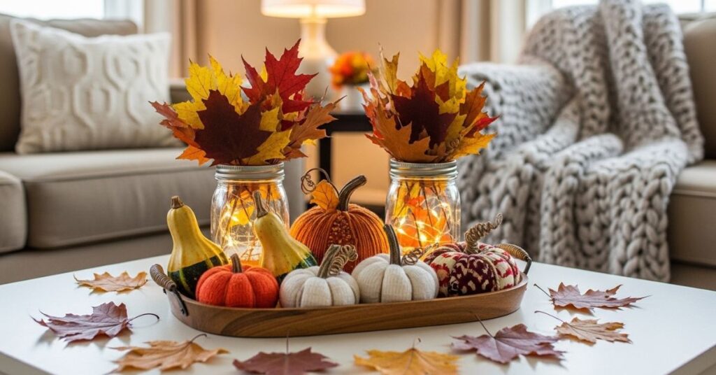 DIY Budget-Friendly Fall Decor Setup
