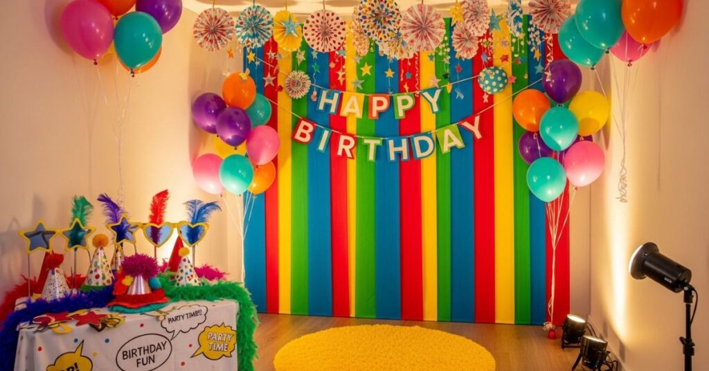 DIY Photo Booth Corner