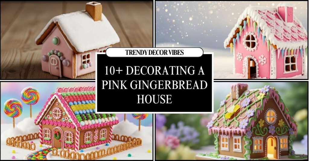 Magical Tips For Decorating A Pink Gingerbread House