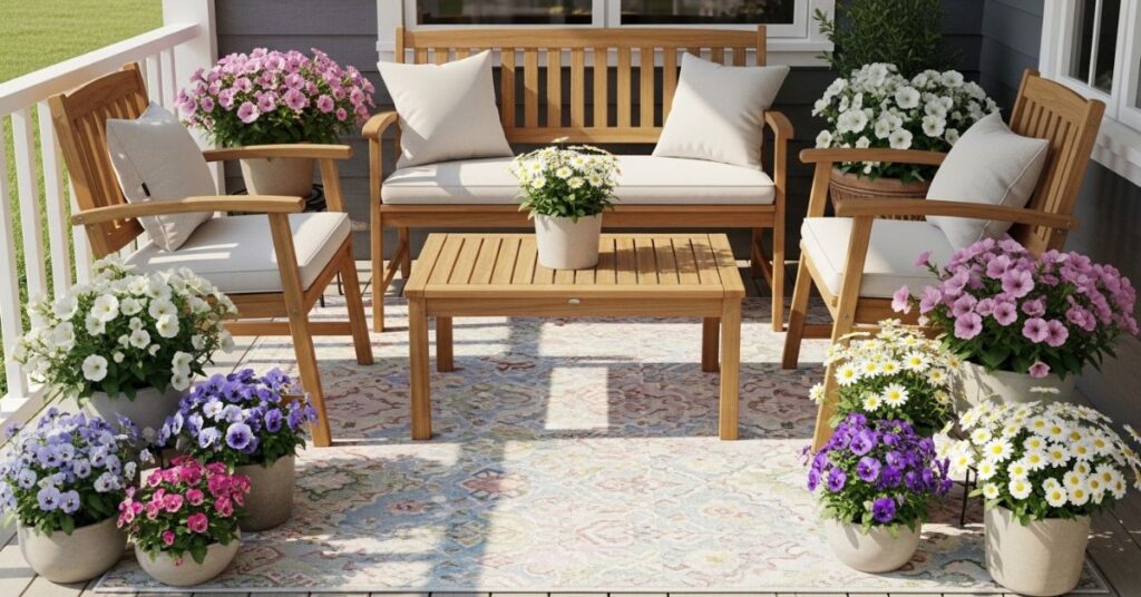 Decorative Outdoor Rugs to Tie the Space Together