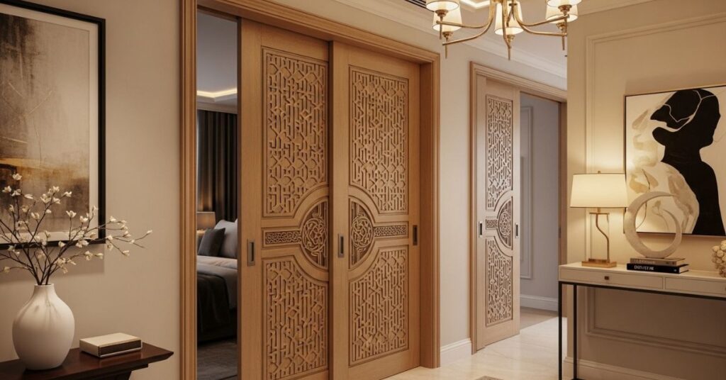 Decorative Sliding Door Ideas with Unique Patterns
