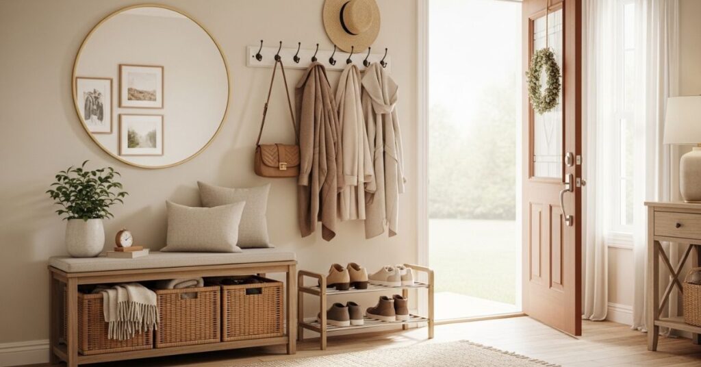Entryway Organization for a Tidy First Impression