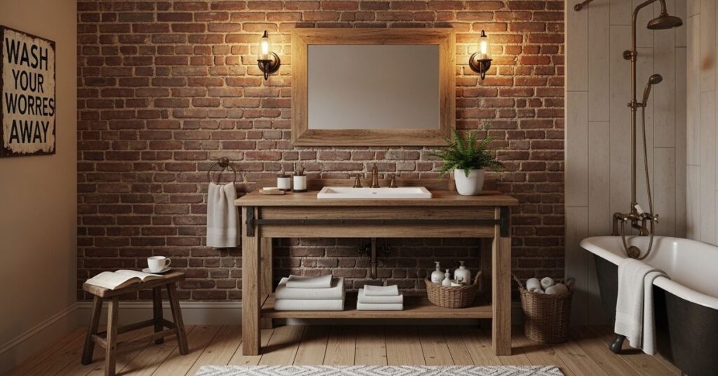 Exposed Brick for Rustic Character