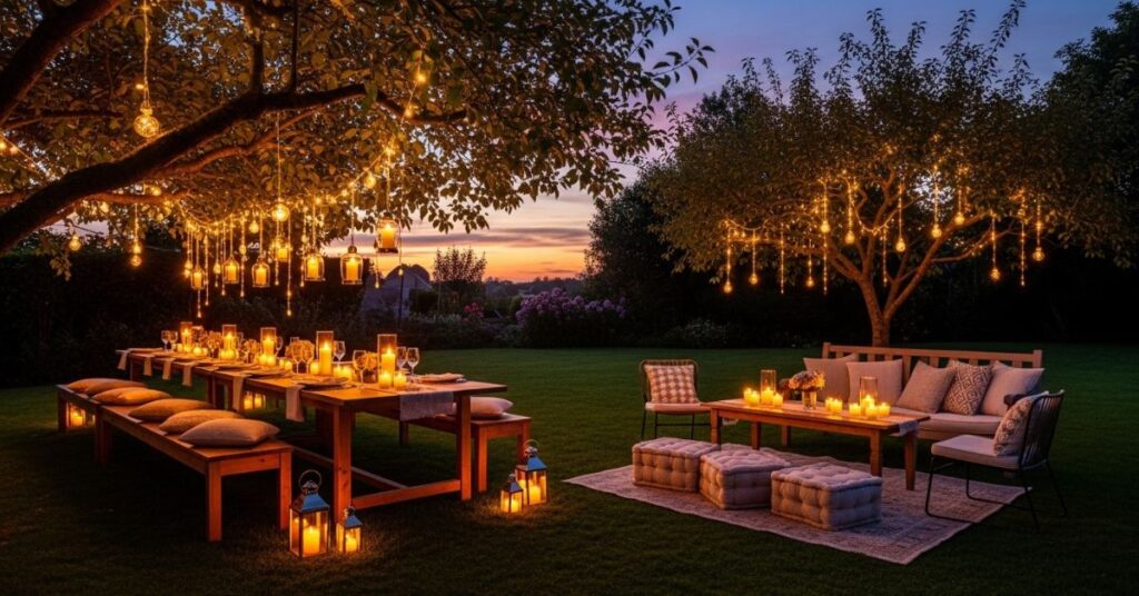 Fairy Light Evening Garden Party