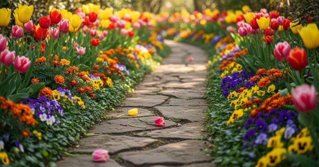 Flower-Filled Pathways