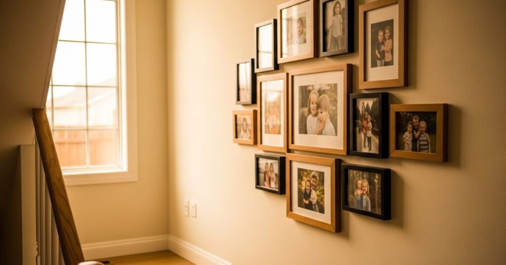Gallery Wall with Family Photos